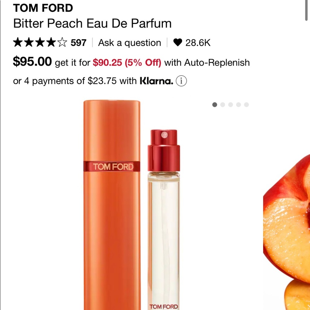 TOM FORD Bitter Peach Perfume